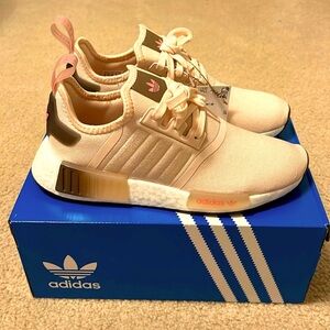 Adidas NMD R1 Running Shoes Size 8 Pink/Brown. Brand New with Tags!